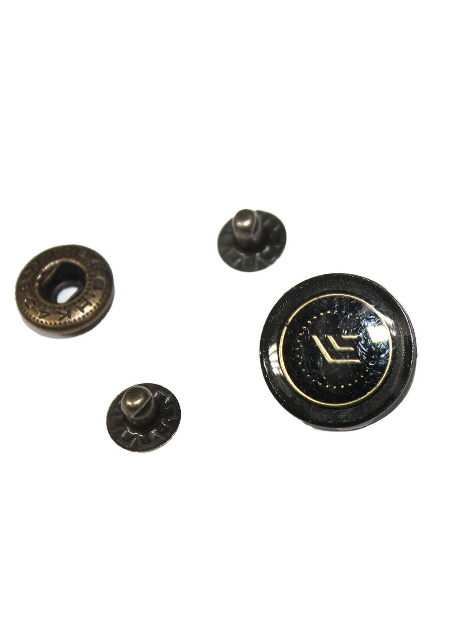 Кнопки для одежды коричневые 10шт/19мм FROM FACTORY ADZ (335397714)