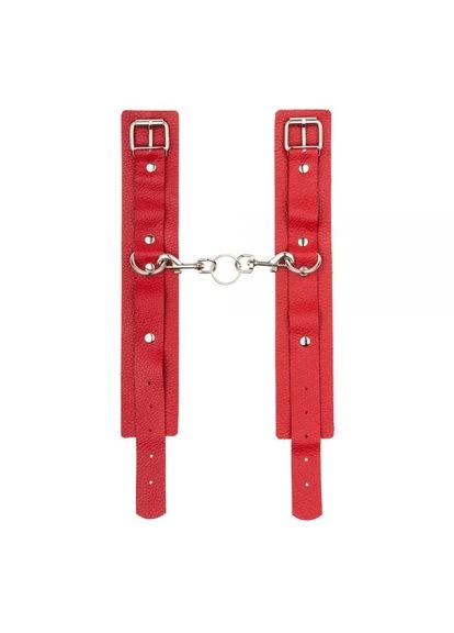 Окови Leather Standart Leg Cuffs, Red EasyToys (297130606)