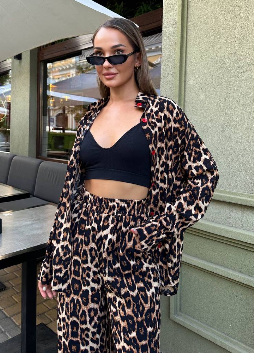 Костюм двойка: рубашка с длинным рукавом и брюки Allthings (322605198)