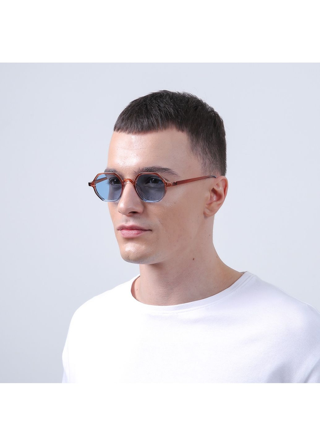 Сонцезахисні окуляри з поляризацією Геометрія чоловічі 723-108 LuckyLOOK 723-108М (322855367)