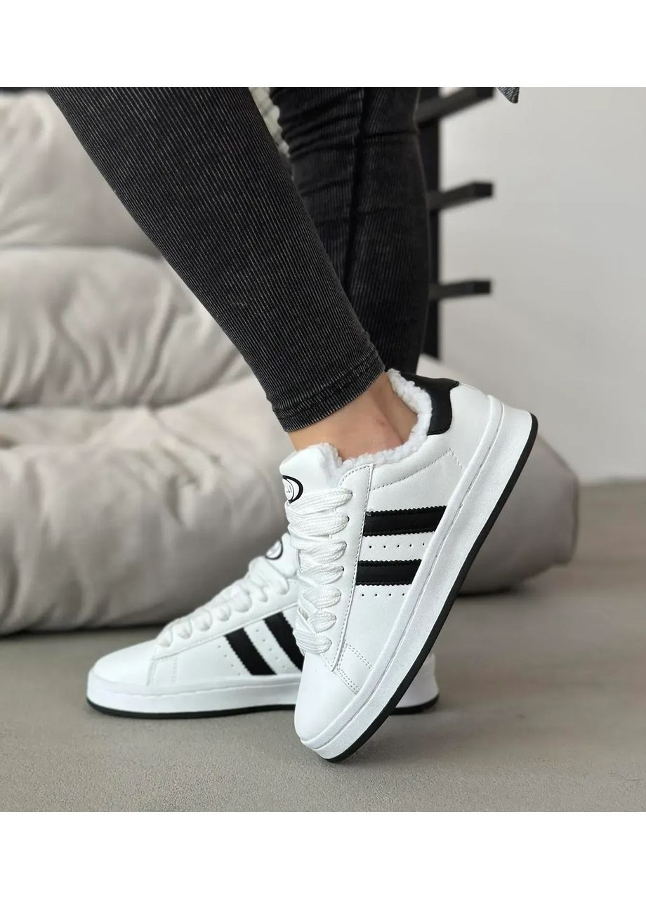 Білі стильні зимові кеди білі (hb670-8) 40 Stilli