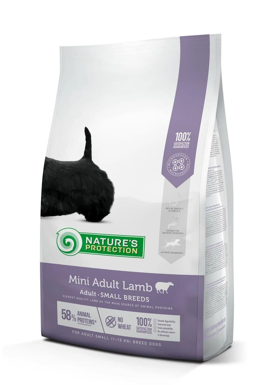 Сухий корм, Mini Adult Lamb Small Breeds, з ягням, 7,5 кг, NPS45735 (*) Nature's Protection (401960481)