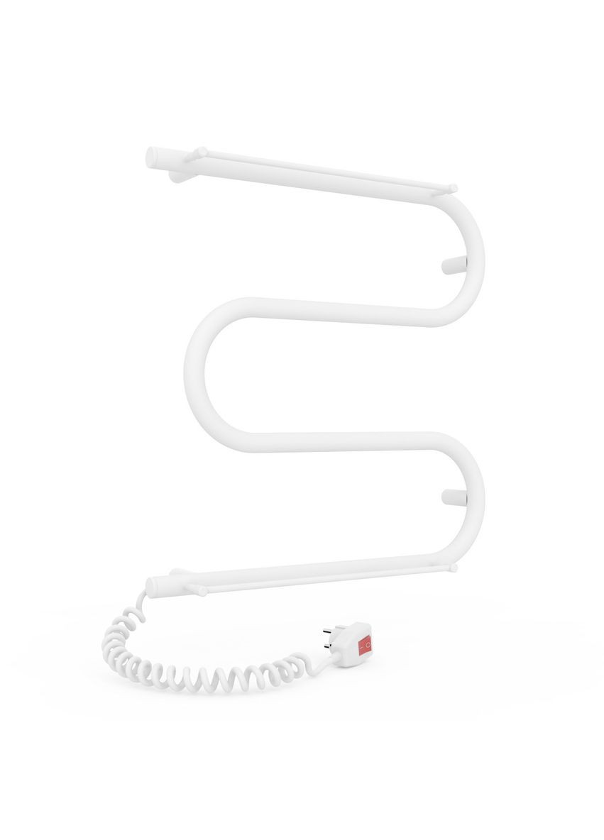 Электрическое полотенцесушитель Зебра Змеевик 25 ЧФ3 500 х 500 с 2-мя полочками Е (подкл. слева) Laris (336938816)