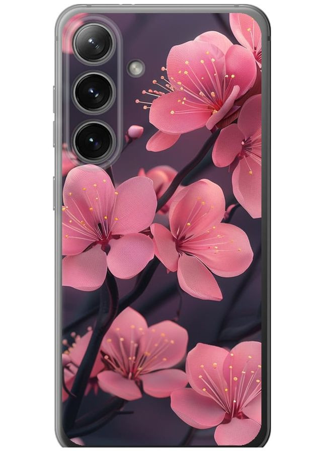 Силіконовий чохол 'Пурпурова сакура' для Endorphone Samsung Galaxy S24 (287270934)