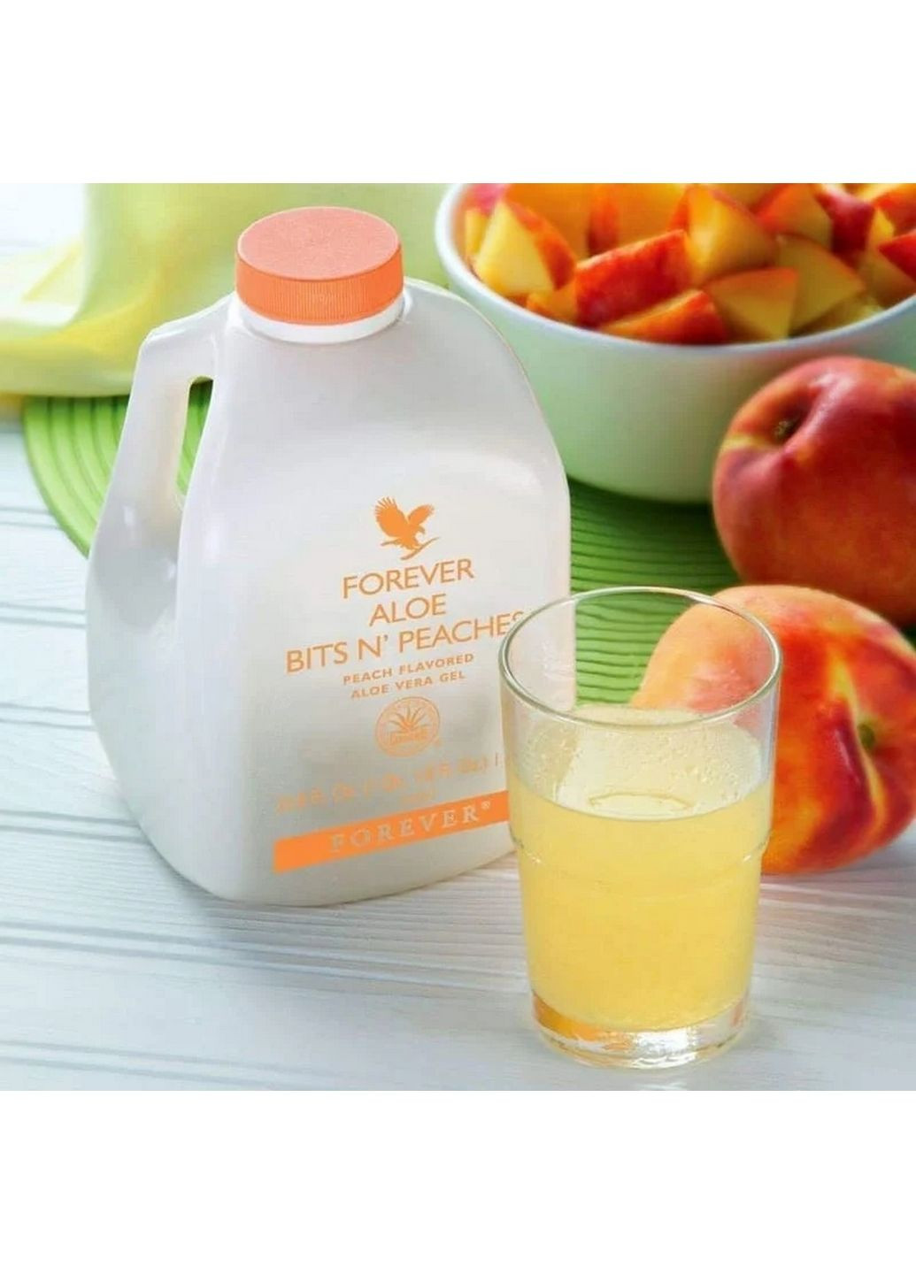 Натуральна добавка Aloe Bits N' Peaches, 1 л Forever Living (293418706)