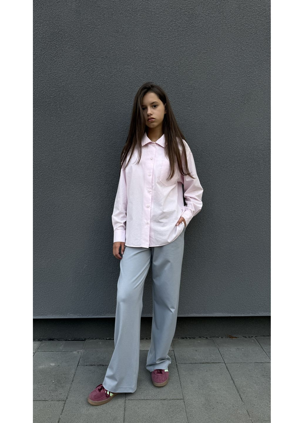 Серые демисезонные брюки Top Hat Kids