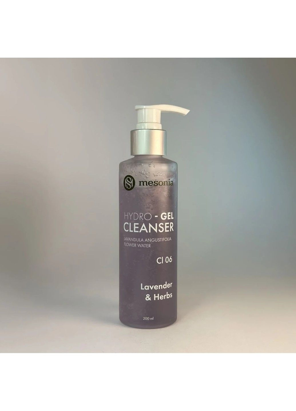 Гідро - гель для вмивання Лаванда & Трави 200 мл Mesonia (316701643)
