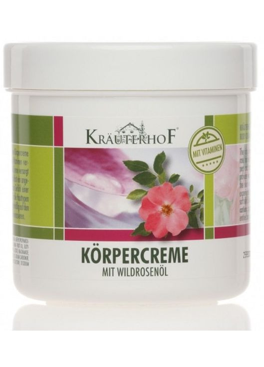 Крем для тіла з маслом дикої троянди Body Cream 250ml (280379-30676) Krauterhof (368650135)
