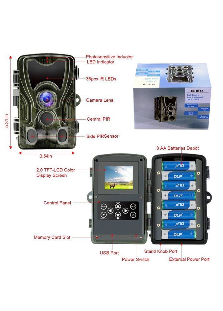 Фотопастка HC801A (автономна камера) (822) Suntek (338227155)