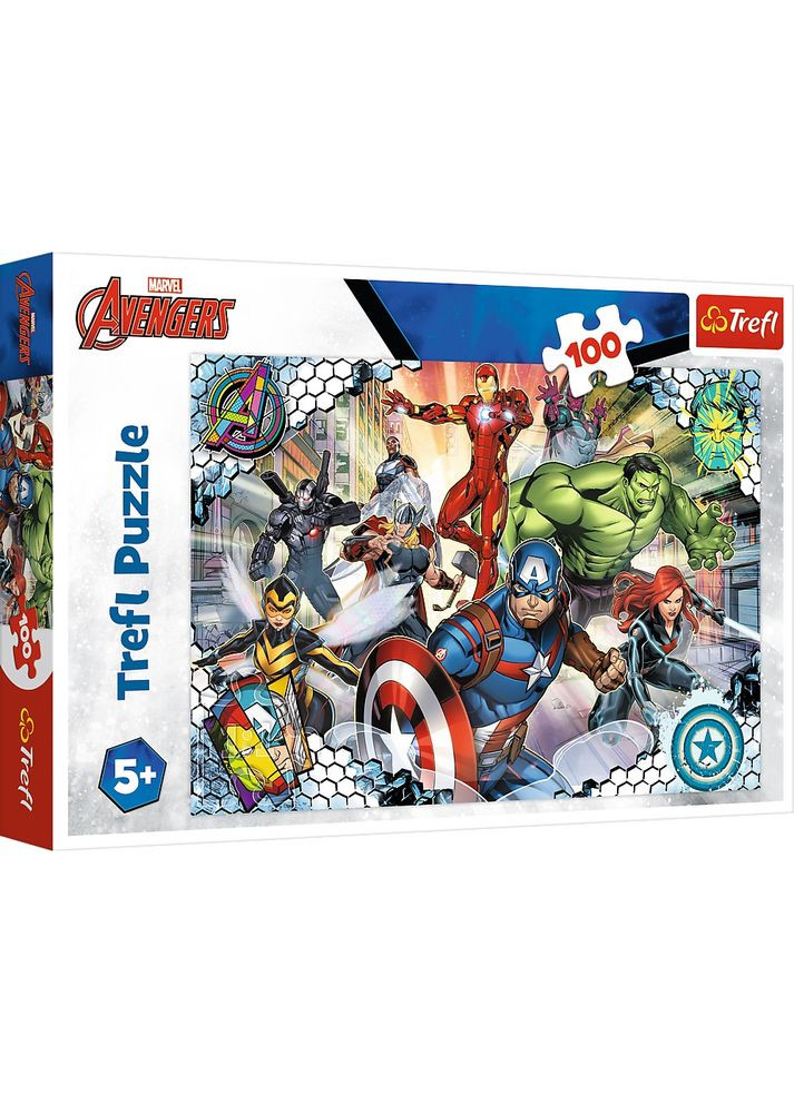 Пазлы "Известные Мстители" / Марвел 100 элементов 16454, в коробке (5900511164541) Trefl (302715358)