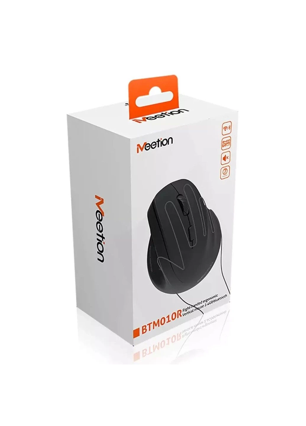 Мишка (ek11939) MEETION BTM010R RGB Bluetooth/Wireless Black (392046048)