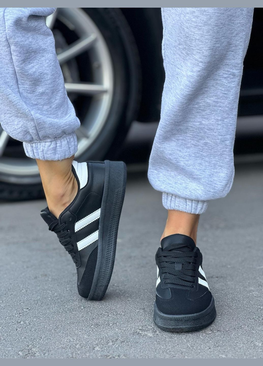 Черные кеды женские черные демисезонные на высокой подошве повседневные стильные кроссовки No Brand