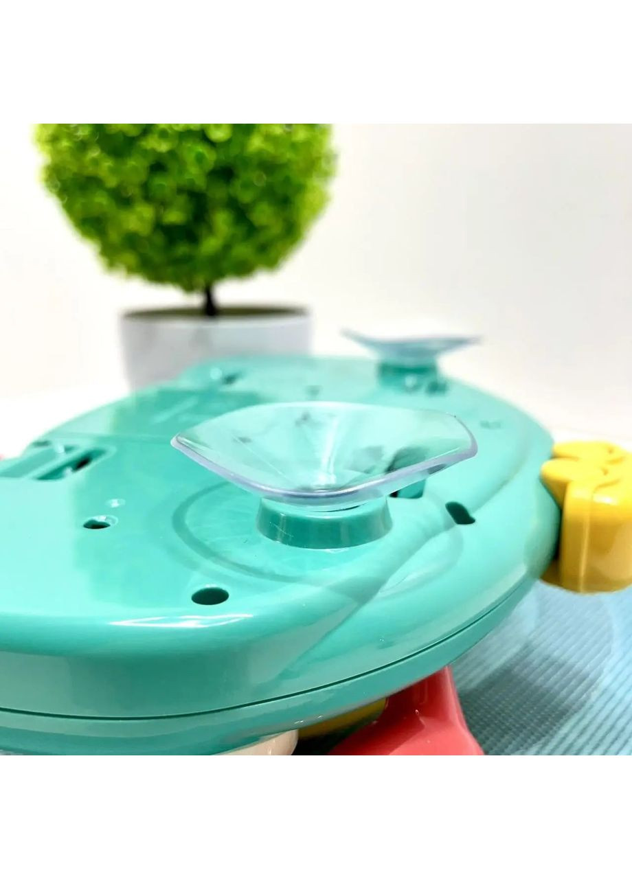 Музыкальный руль Маленький водитель с креплением на коляску англ язык Голубой (6209) WToys (366237819)