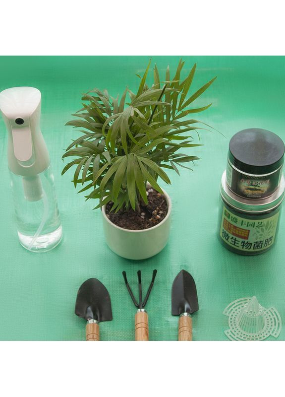 Коврик для пересадки растений водонепроницаемый, двусторонний, с бортиками 50×50 см No Brand (370287172)