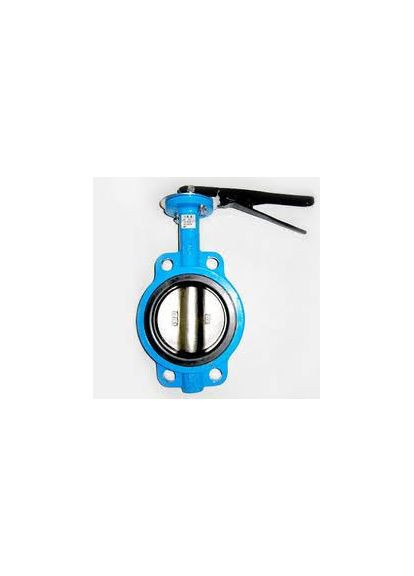 Затвор поворотний батерфляй ДК 200 No Brand (364956094)