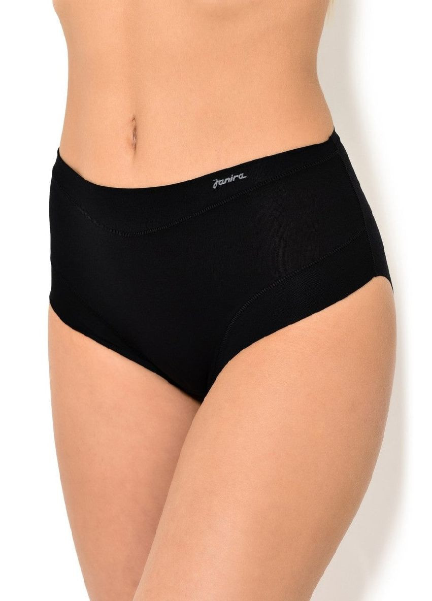 Безшовні трусики сліпи з бавовни Janira 31863 cotton band black (294817644)