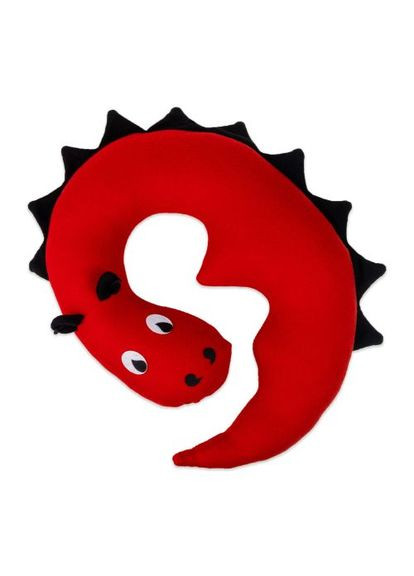 Мʼяка подушка "Дракон Мʼякуша", червоно-чорний Strateg (361421455)