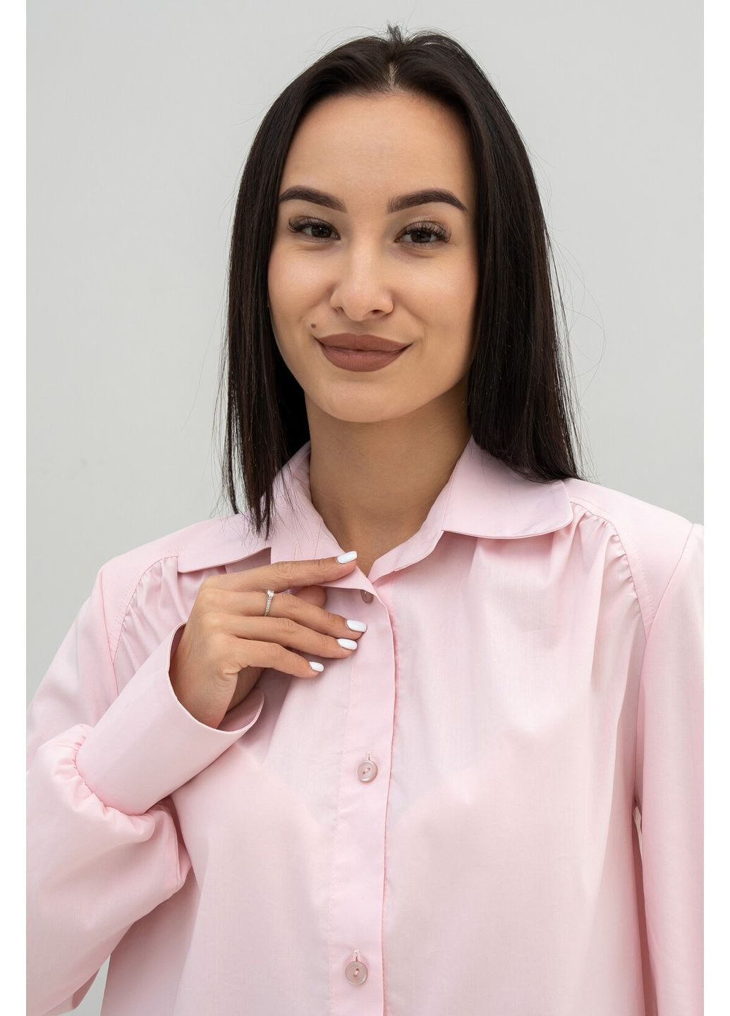 Розовая праздничный, классическая, кэжуал рубашка RiMari