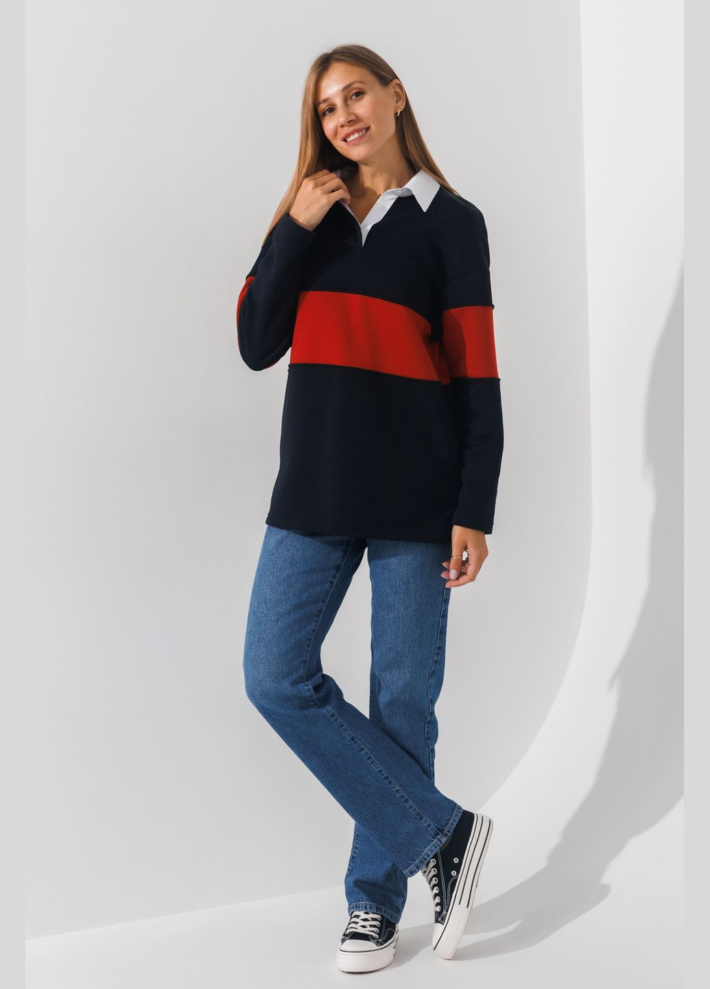 Поло з візерунком жіночий WTC02407 shop (2000990791825) LAWA (307054622)