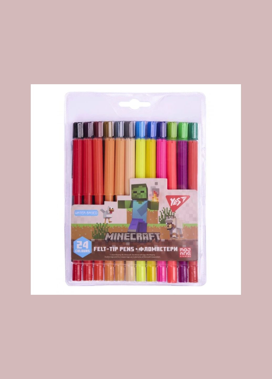 Фломастеры Minecraft 650571 24 цвета shop (5056574452207) Yes (339108458)