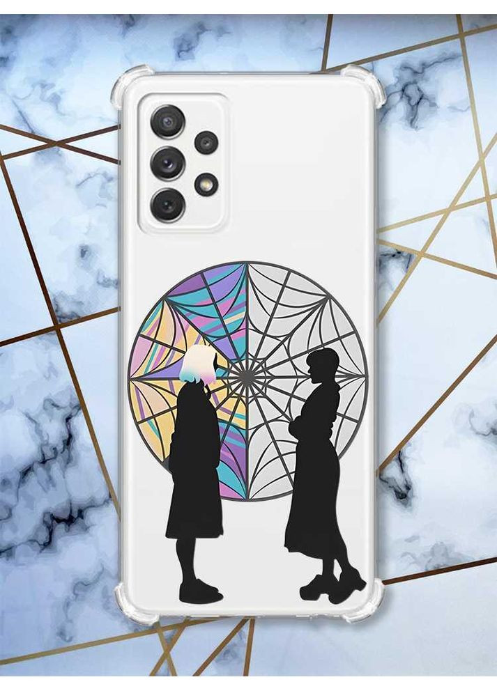 Чохол з потовщеними кутами на Samsung Galaxy A72 Силуети. Венздей (принт 210) Creative (359489633)