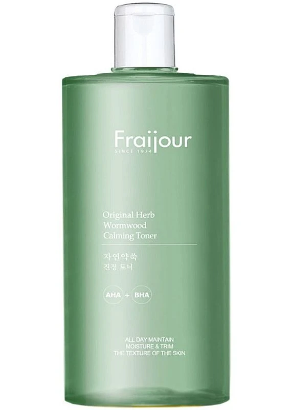 Fraijour Тонер для обличчя з АНА/ВНА кислотами Original Herb Wormwood Calming Toner 500ml (2-902857) — Крем, Південна Корея (380116978)