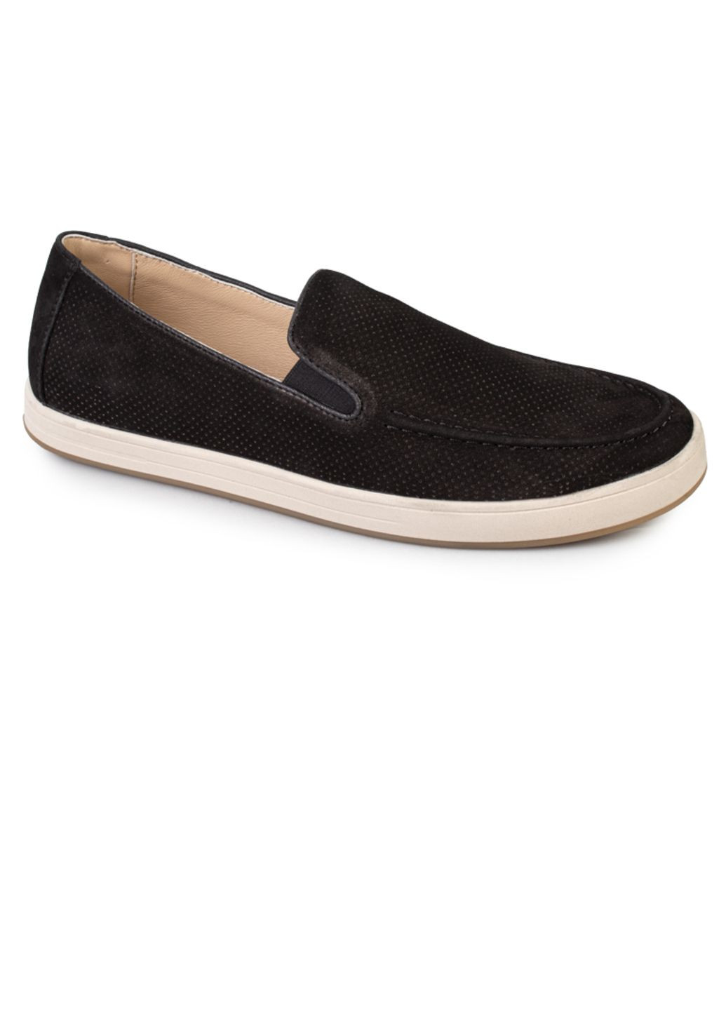 Черные повседневные туфли лоферы мужские бренда 9200468_(2) ModaMilano без шнурков