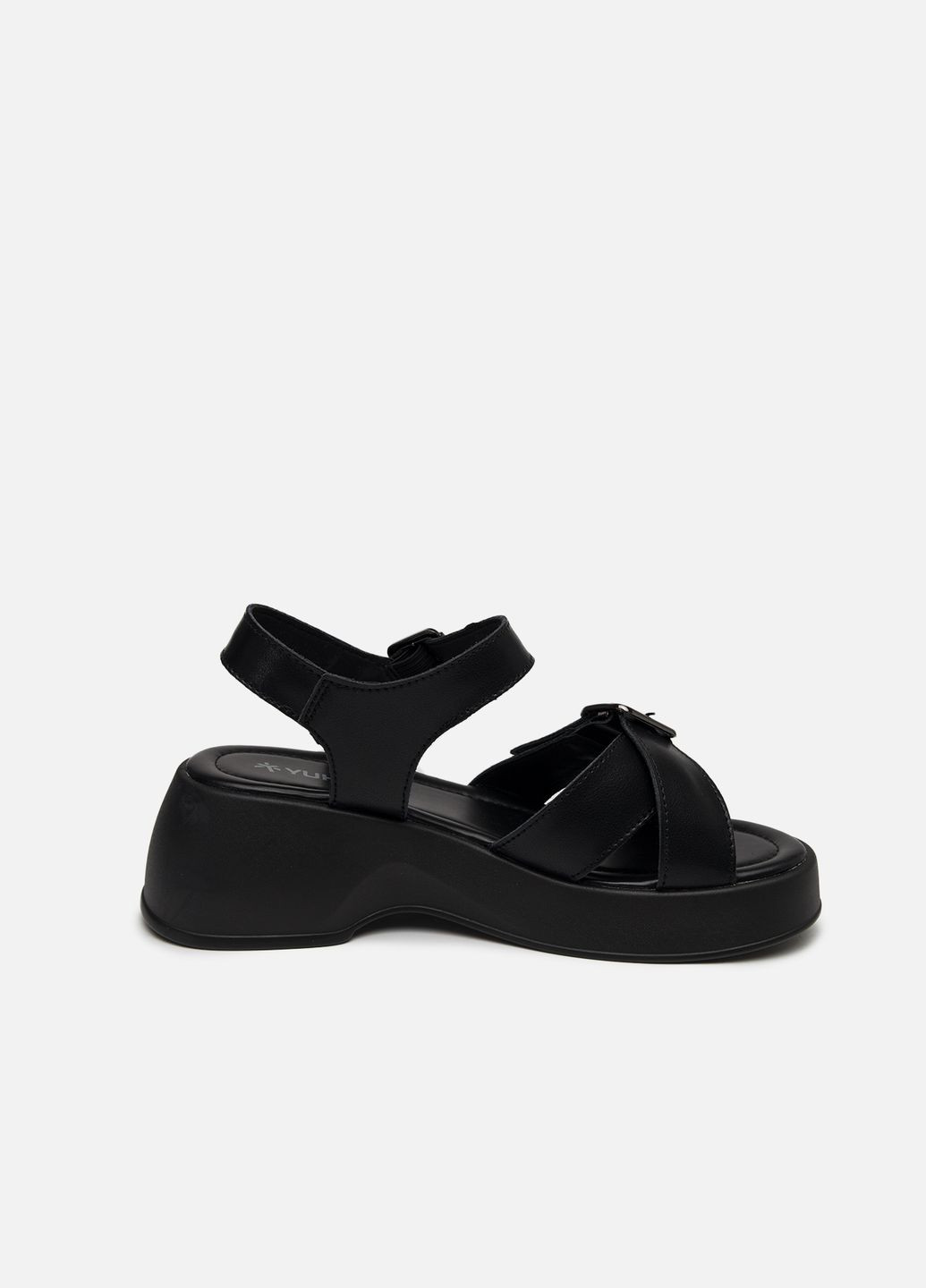 Жіночі босоніжки на платформі колір чорний CB-00233340 Yuki (319046078)