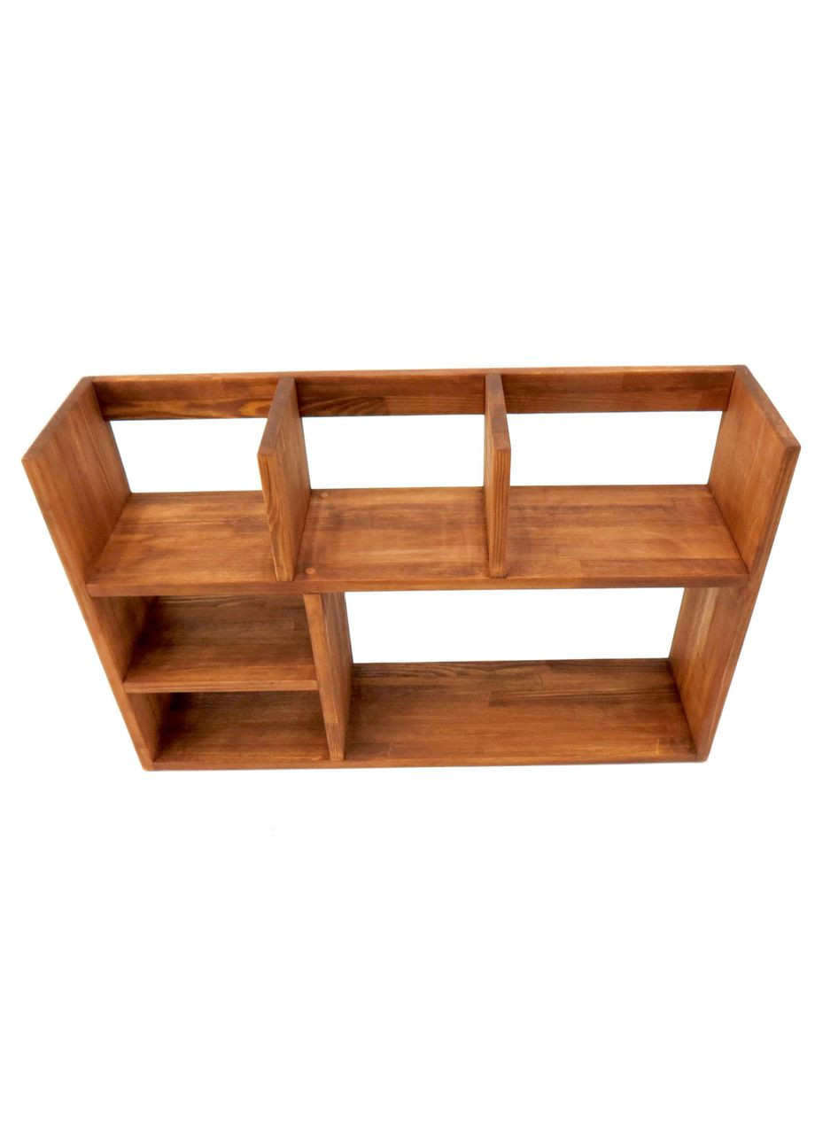 Книжкова полиця настільна з дерева Шолохов 80 савоярді (КПЛ-800715) No Brand (328414277)