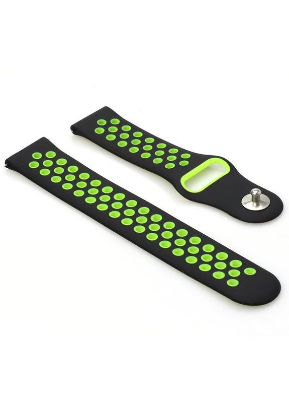 Ремешок Nike Style для Samsung Galaxy Watch 46mm/Watch 3 45mm/Gear S3 Classic/Gear S3 Frontier Black-Green (705784) BeCover (341486951)