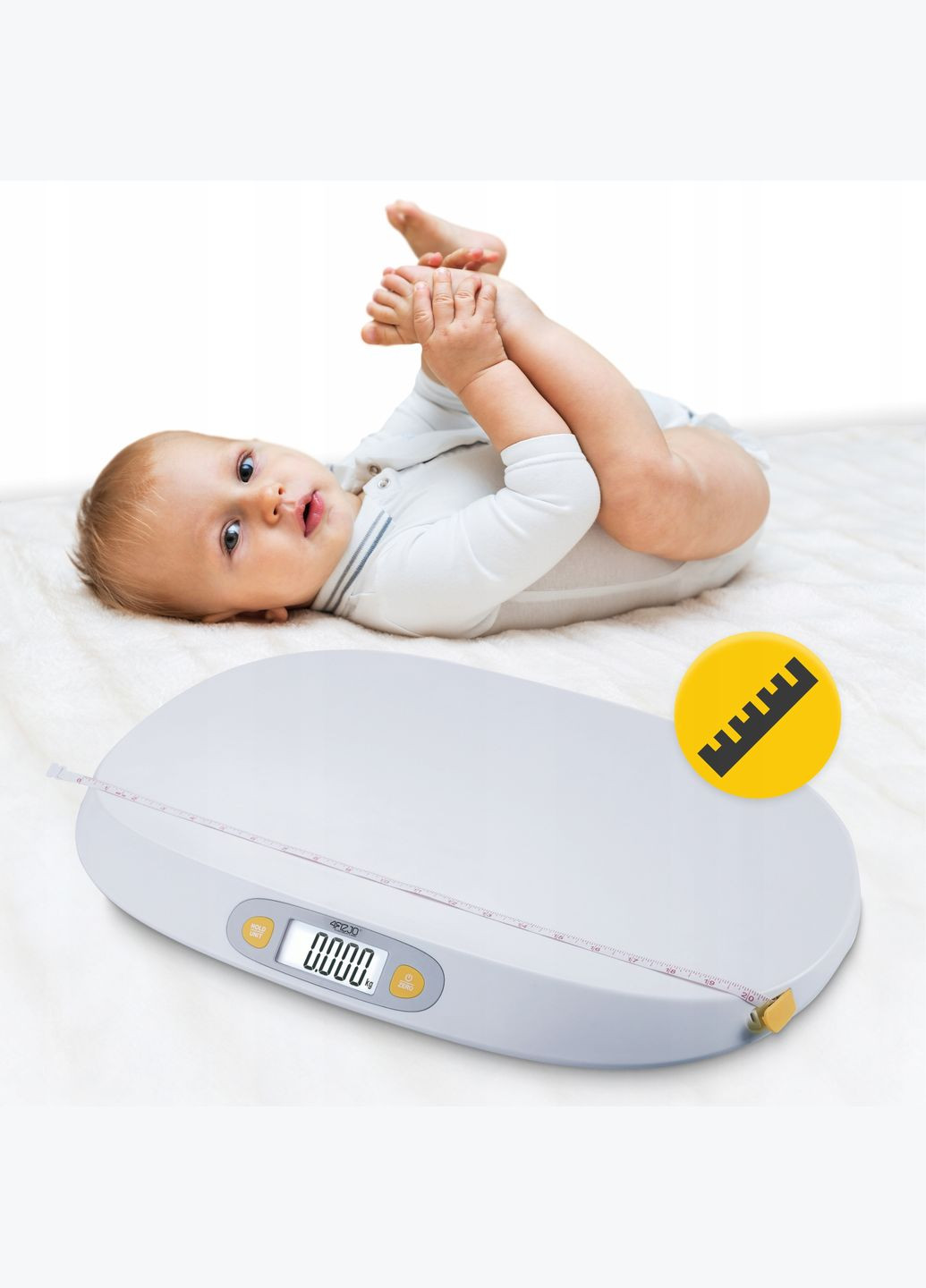 Ваги для немовлят Smart Baby Scale до 25 кг White () 4FIZJO P-5905973404075 (324264829)