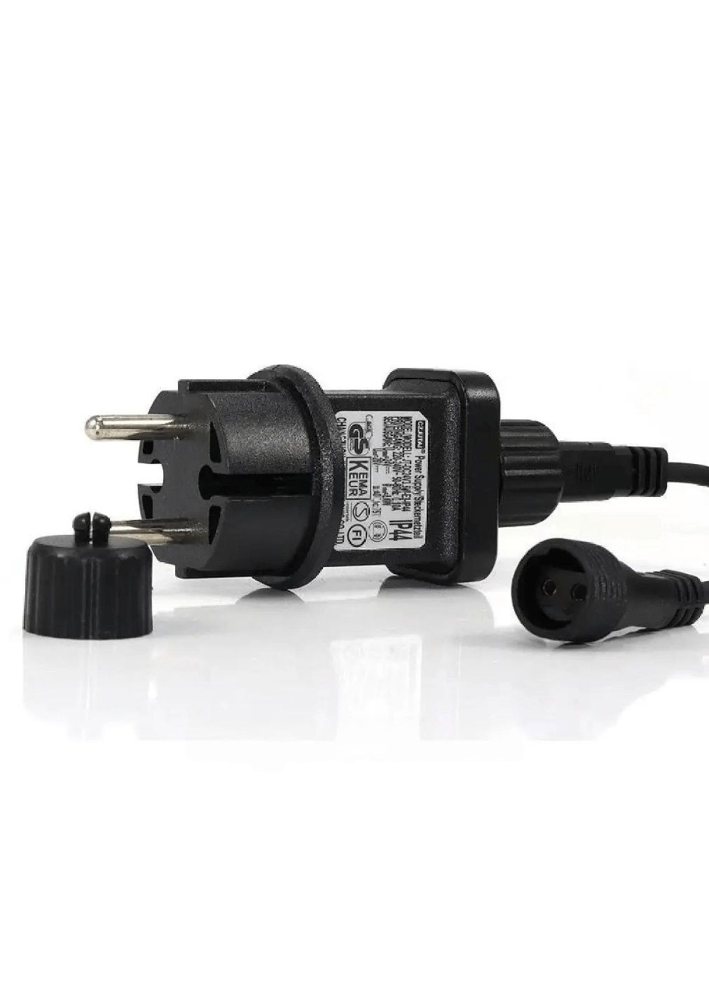 Світлодіодна гірлянда на вікно ялинку з роботою від мережі з'єднувачем лампочками 10 штук 10 м (478692-Prob) Тепла біла Unbranded (308796849)