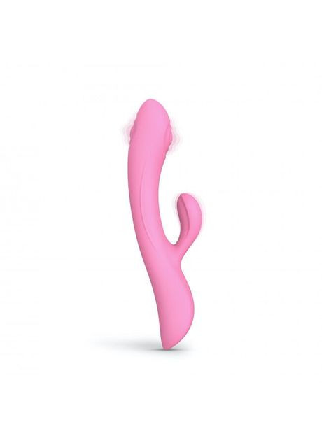 Вібратор-кролик зі спрямованим масажем точки G - Bunny&Clyde - Pink Passion Love To Love (369953150)