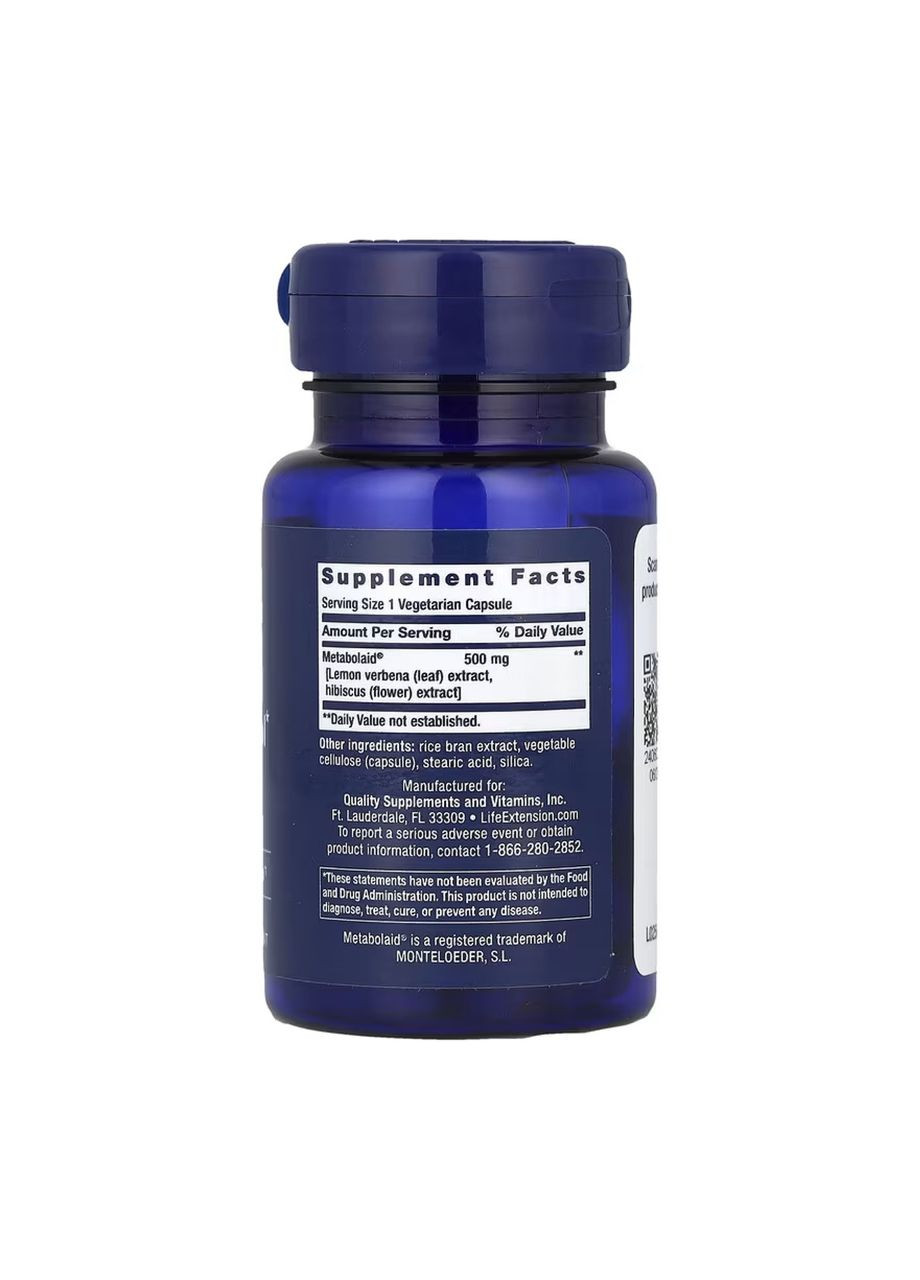 Body Trim and Appetite Control - 30 vcaps Life Extension (369397700)