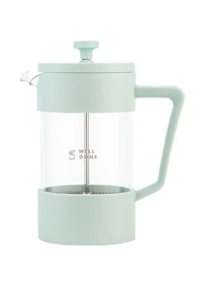 Френч-прес WD-8056A 600 мл м'ятний Well Done (364840015)