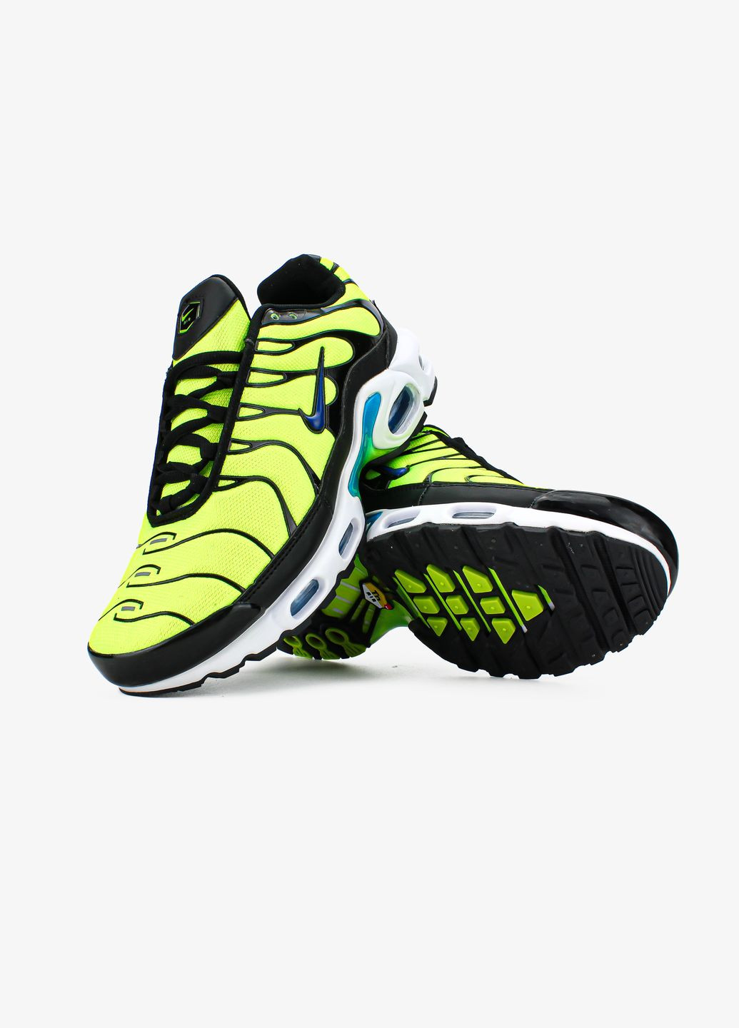 Желтые демисезонные кроссовки мужские nike air max tn plus yellow \ найк аир макс тн плюс жёлтые No Brand