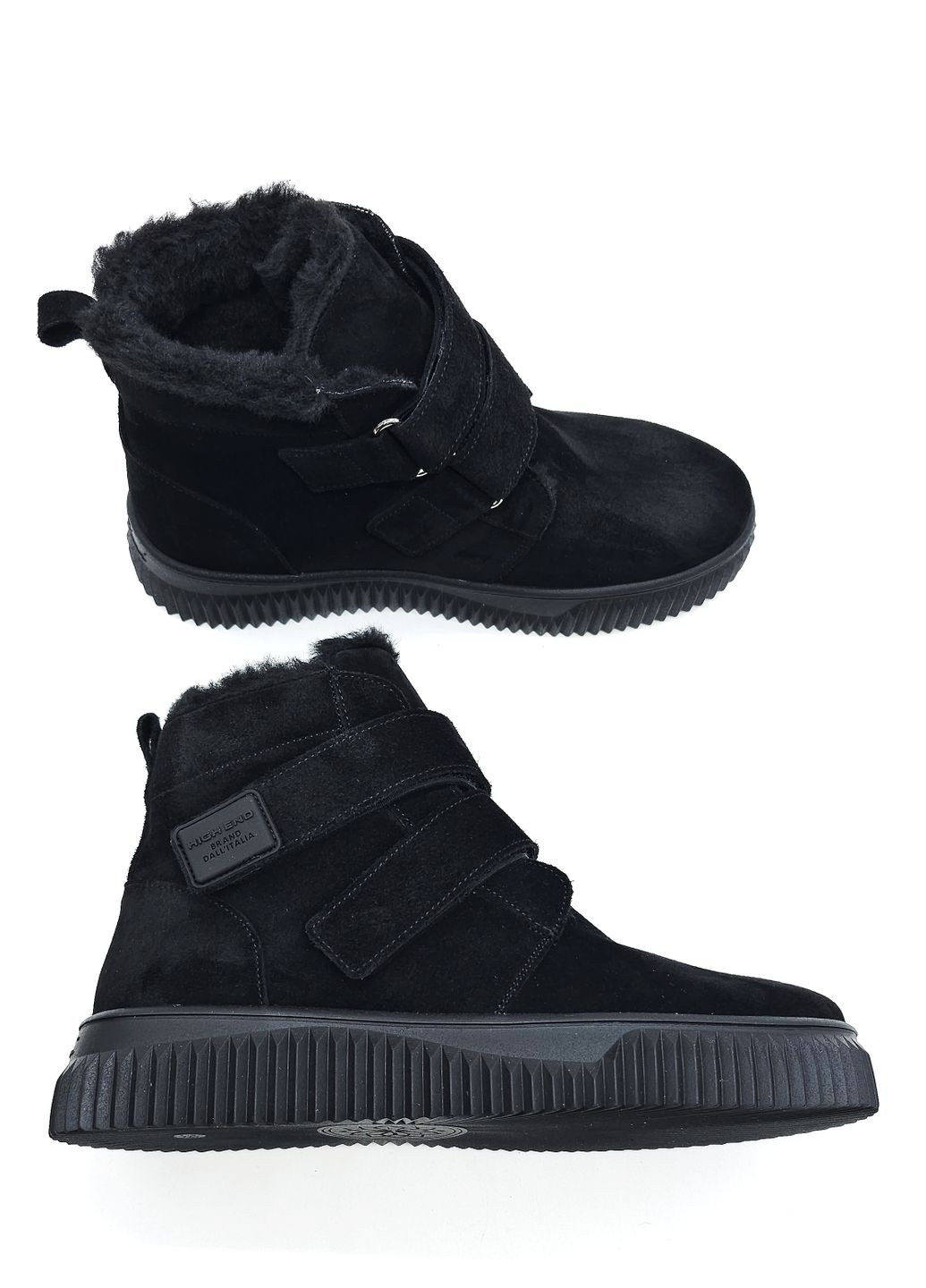 Жіночі черевики зимові чорні замшеві MR-17-5 25,5 см (р) Morento (268136482)