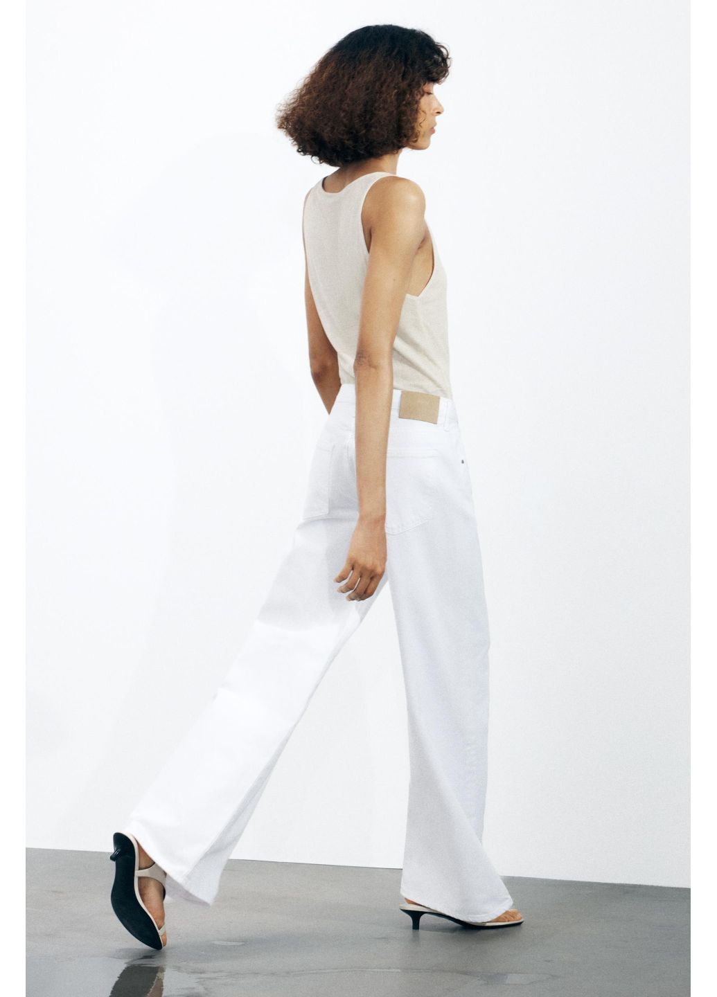 Джинси ZW COLLECTION WIDE-LEG з низькою посадкою Zara - (349834654)