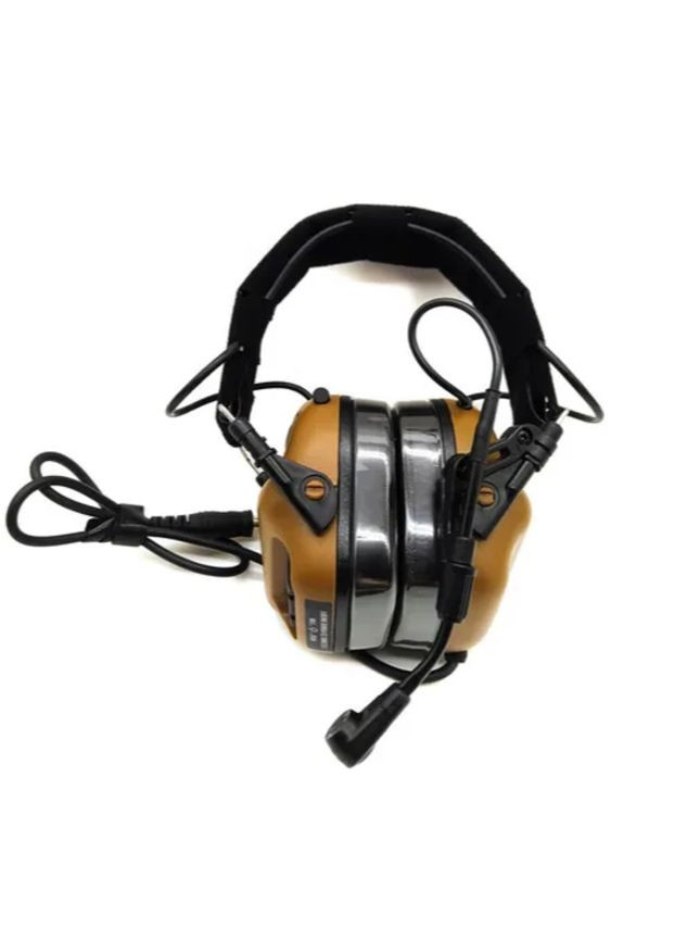 Навушники активні Earmor M32 для стрільби тактичні з радіо-гарнітурою Койот No Brand (314809993)