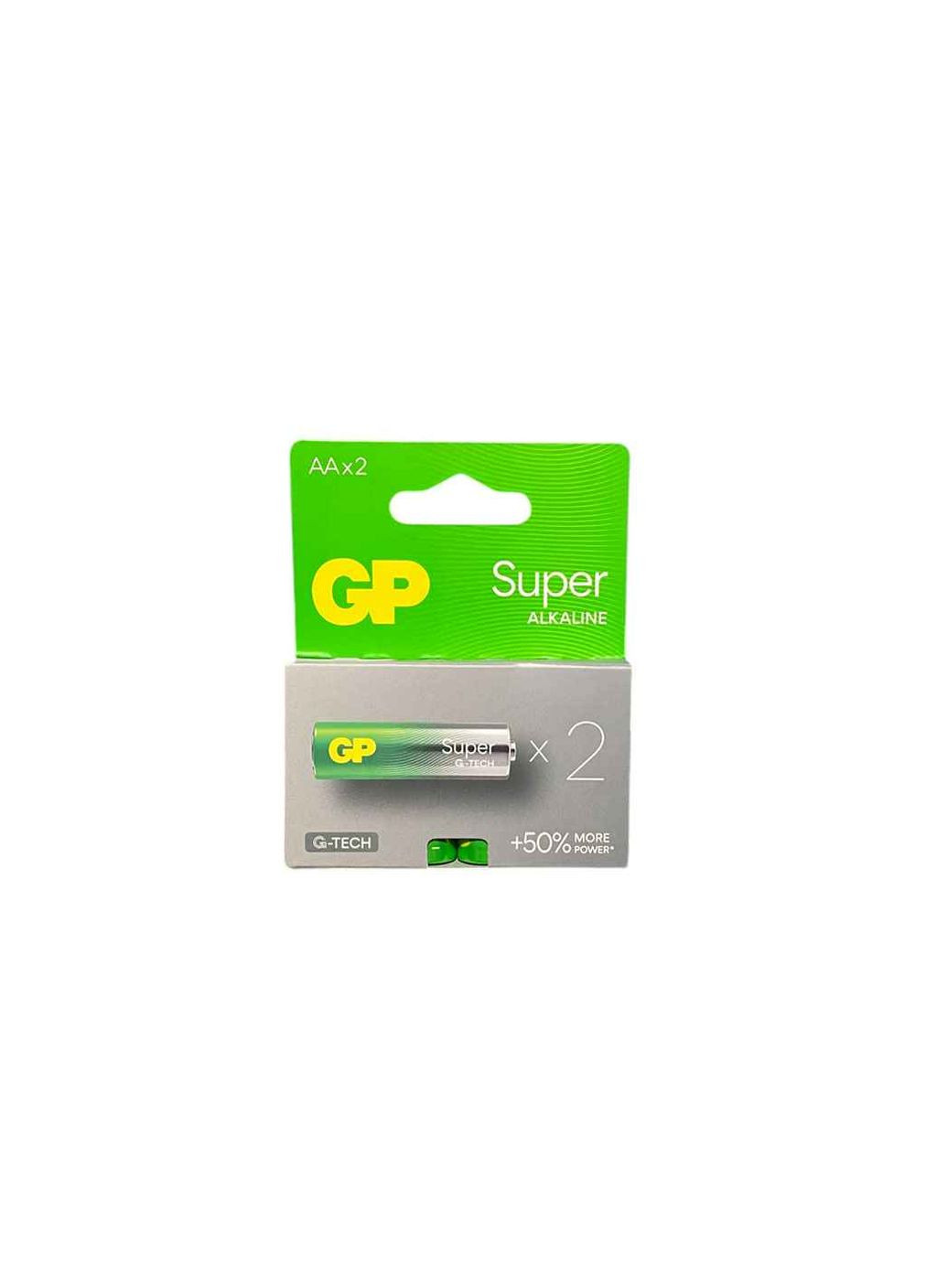 Батарейка LR06 2шт SUPER ALKALINE 1.5V 15A-U2 л GP (354344796)