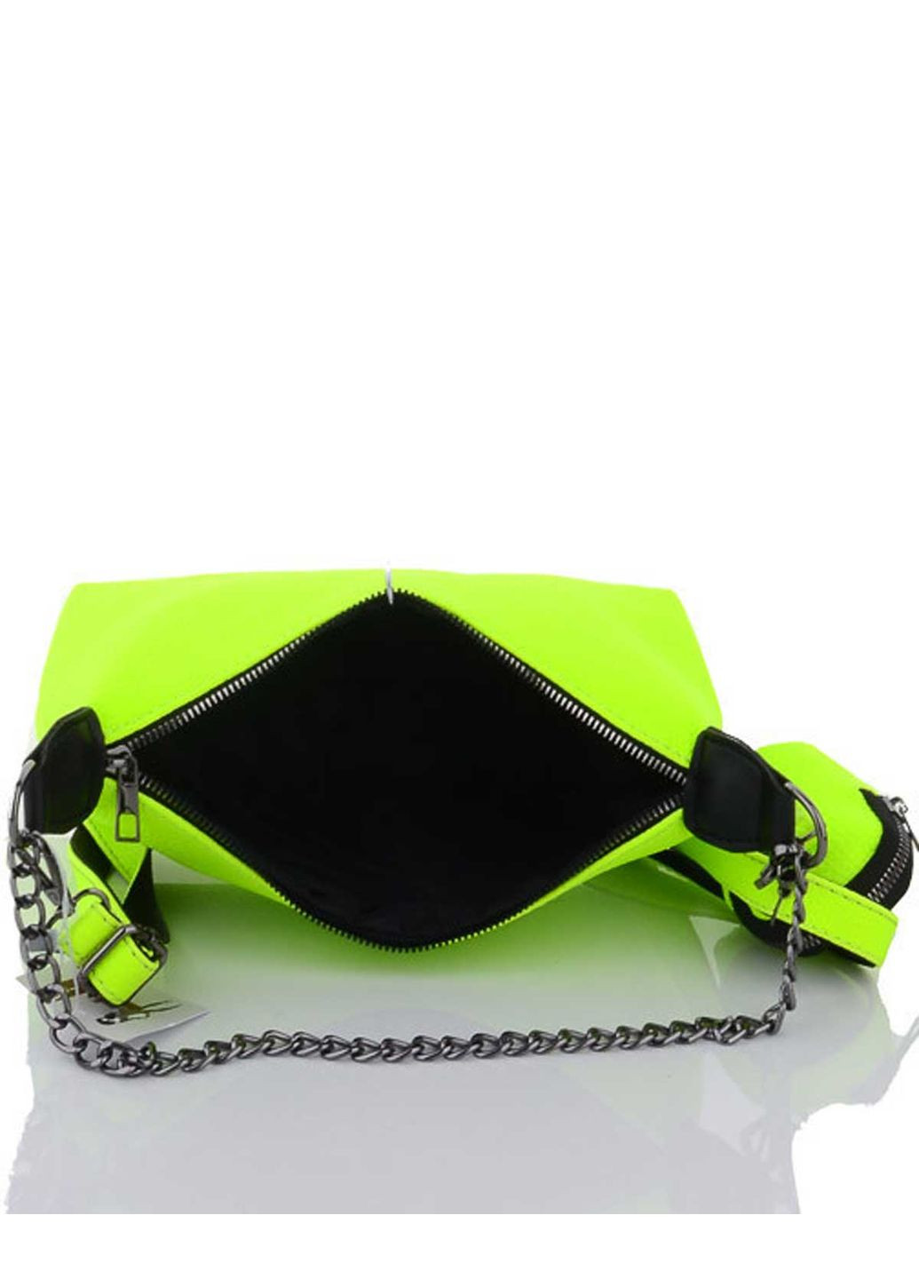 Жіноча сумка Лойс салатова екошкіра для молоді м'яка з блискавкою та кишенею ProDobro (367264947)