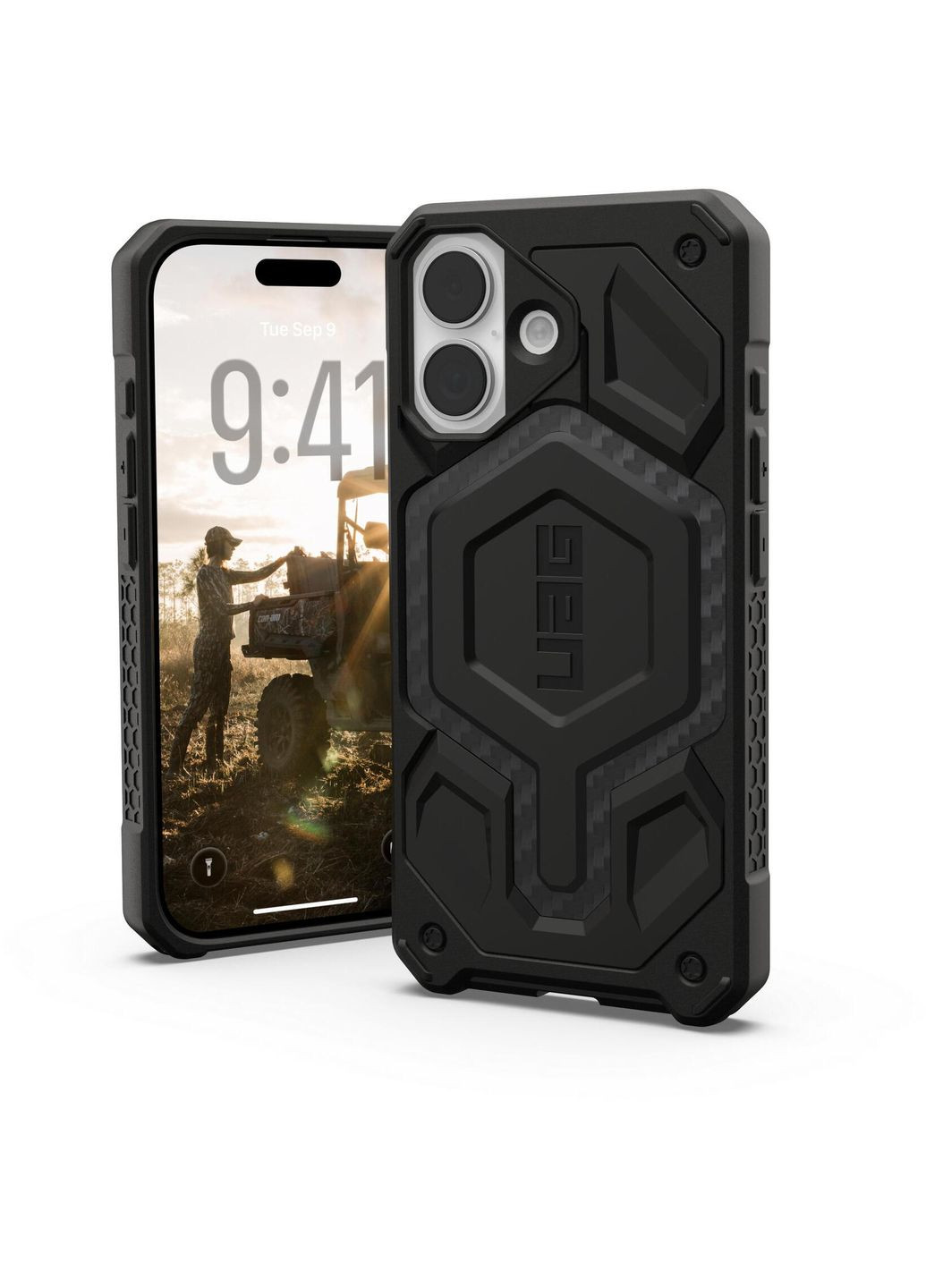 Чехол для iPhone 17, Monarch Pro MagSafe, Carbon Fiber (114516114242) UAG (372464614)