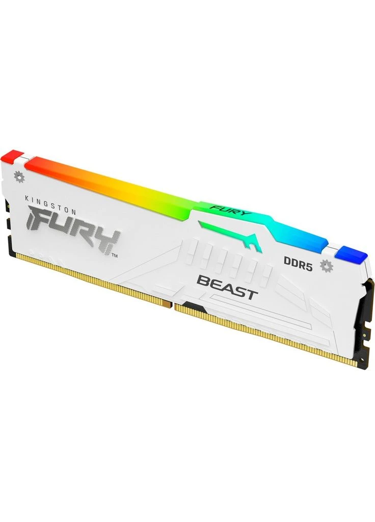 Модуль памяти для компьютера DDR5 32GB 6400 MHz Beast White RGB EXPO Fury (ex.HyperX) (KF564C32BWEA-32) Kingston (337510383)