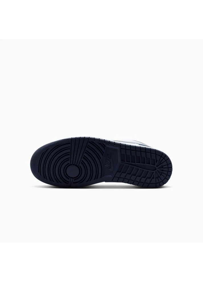 Комбіновані кросівки 1 low midnight navy blue/white 553558-141 демісезон Air Jordan