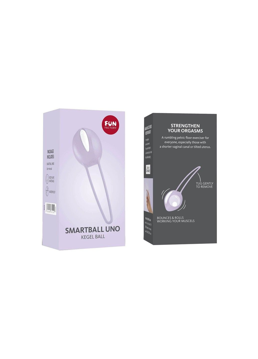 Вагинальный шарик SMARTBALL UNO сиреневый Fun Factory (317256850)
