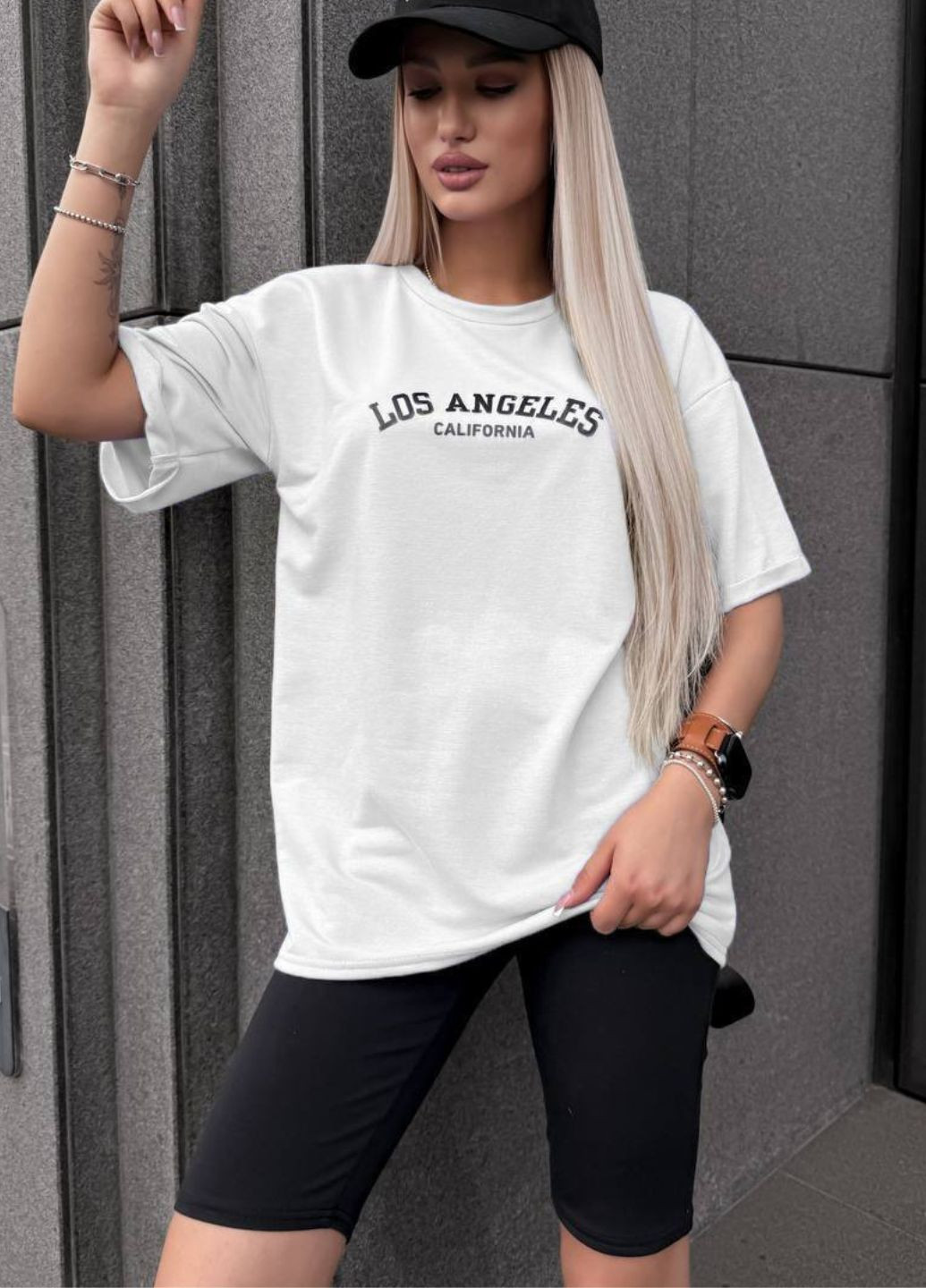 Комплект «LOS ANGELES» двійка: футболка та велосипедки Україна (328432579)