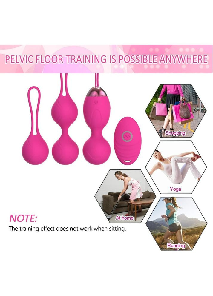 Вагінальні кульки кегеля Gym Balls USB кульки жіночих набір для тренування м'язів професійні Focus (303887893)