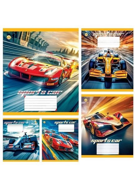 Тетрадь 12 л. клетка " " / Sports Car Тетрада (342415380)