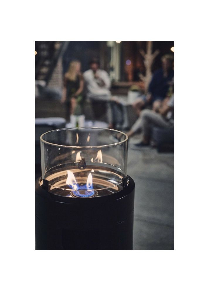 Вуличний газовий камін обігрівач NOVA LED М чорний 2.5 кВт 560030 Enders (317303392)