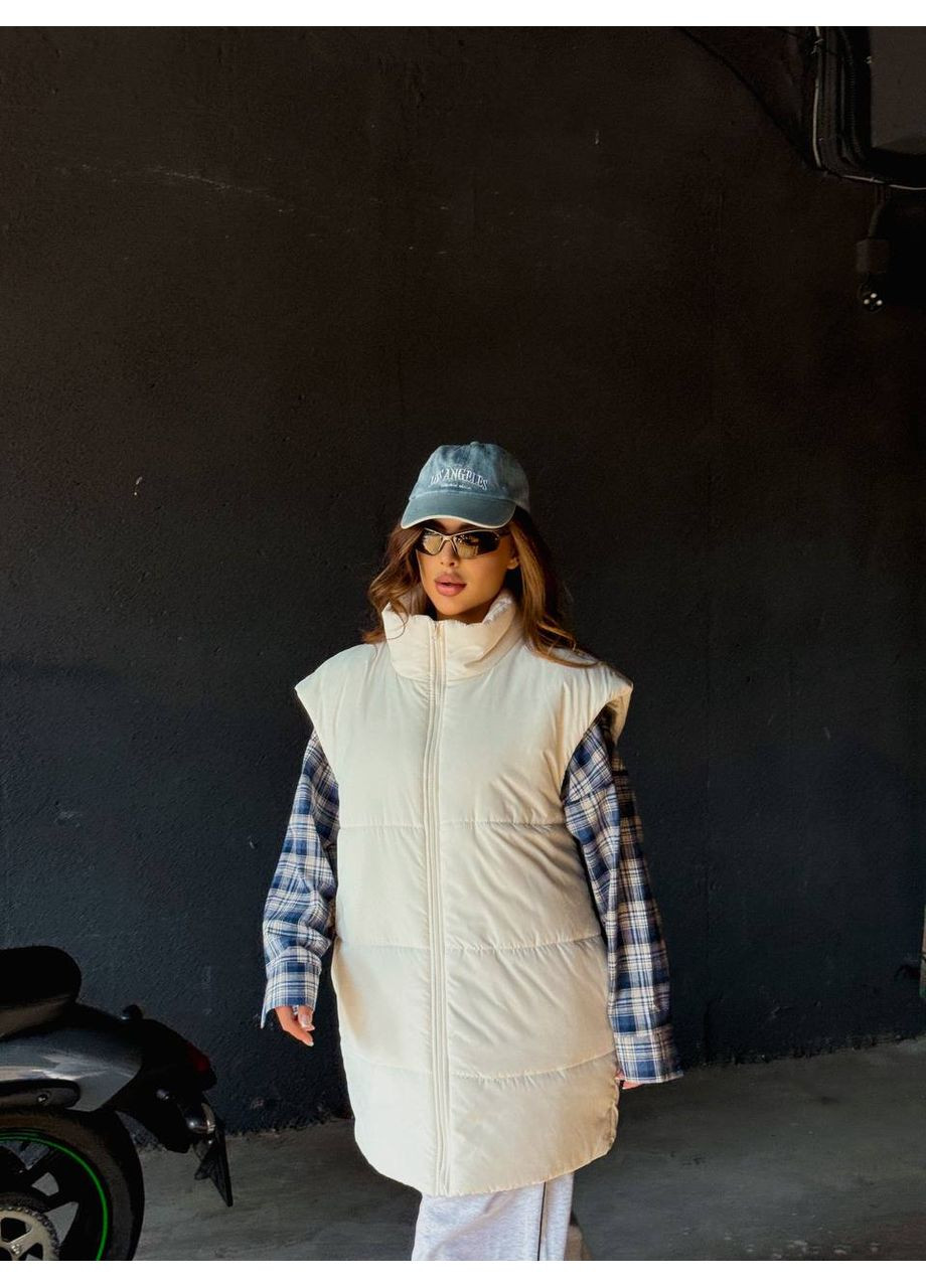 🖤 Жилетка оверсайз из плащевки Эмми + силикон 250 – Размерная сетка в описании 🔝 DK/DL Мода без кордонів (360797811)